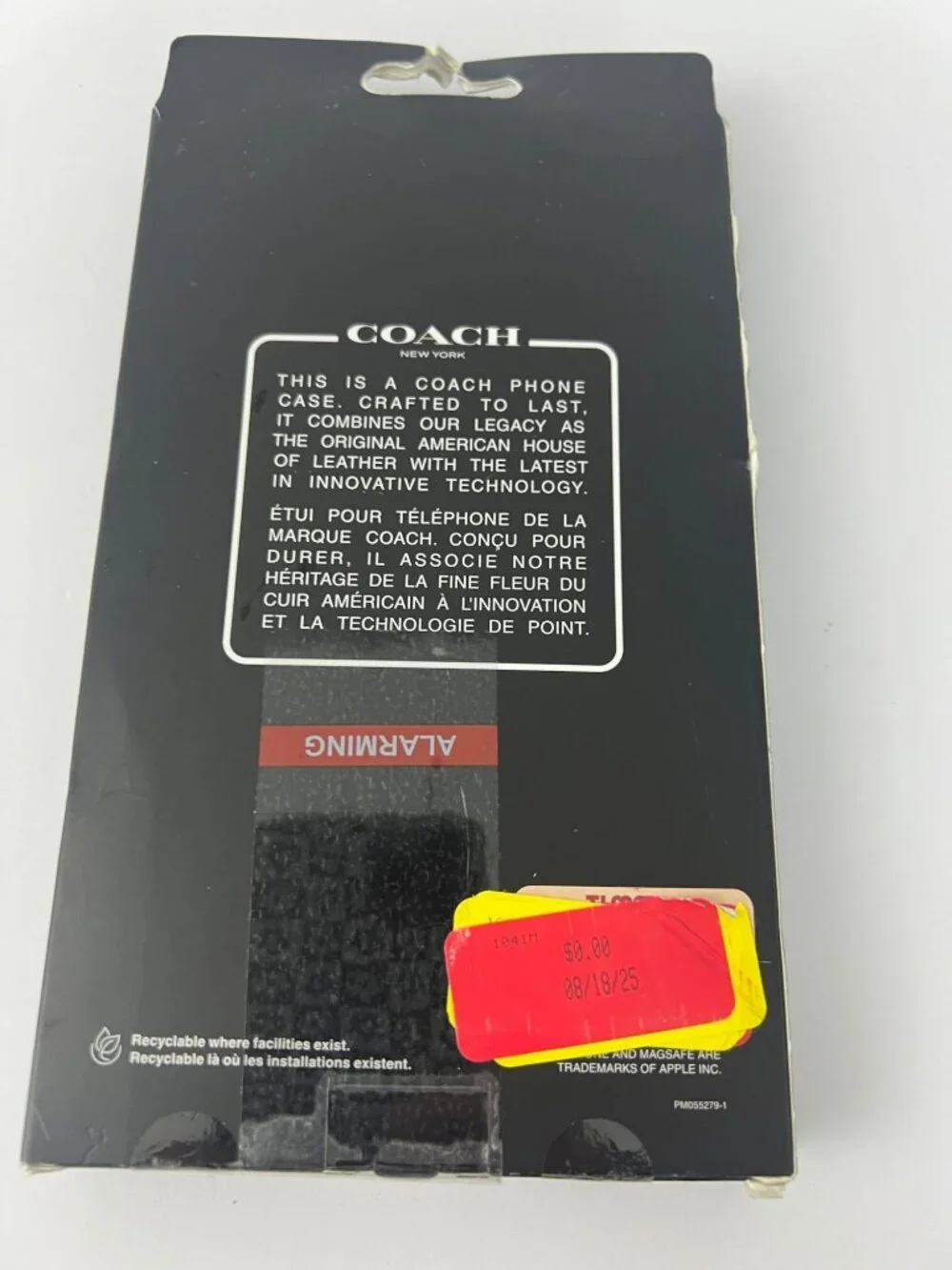 Coach Rexy Glitter Red Dinosaur iPhone 16 Pro Max Protective MagSafe Phone Case - Picture 7 of 8